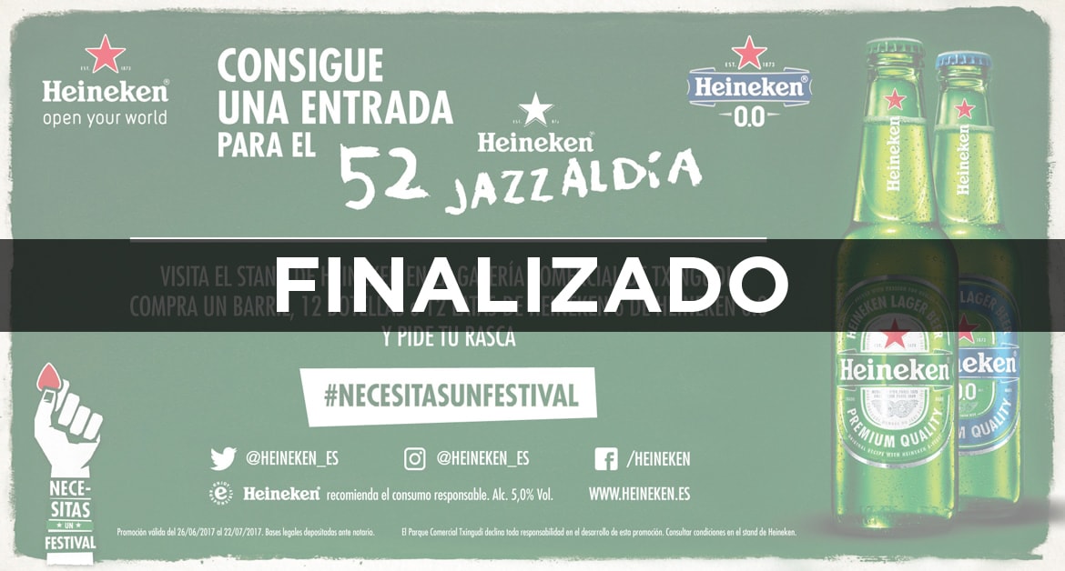 Consigue una entrada para el 52 Heineken Jazzaldia