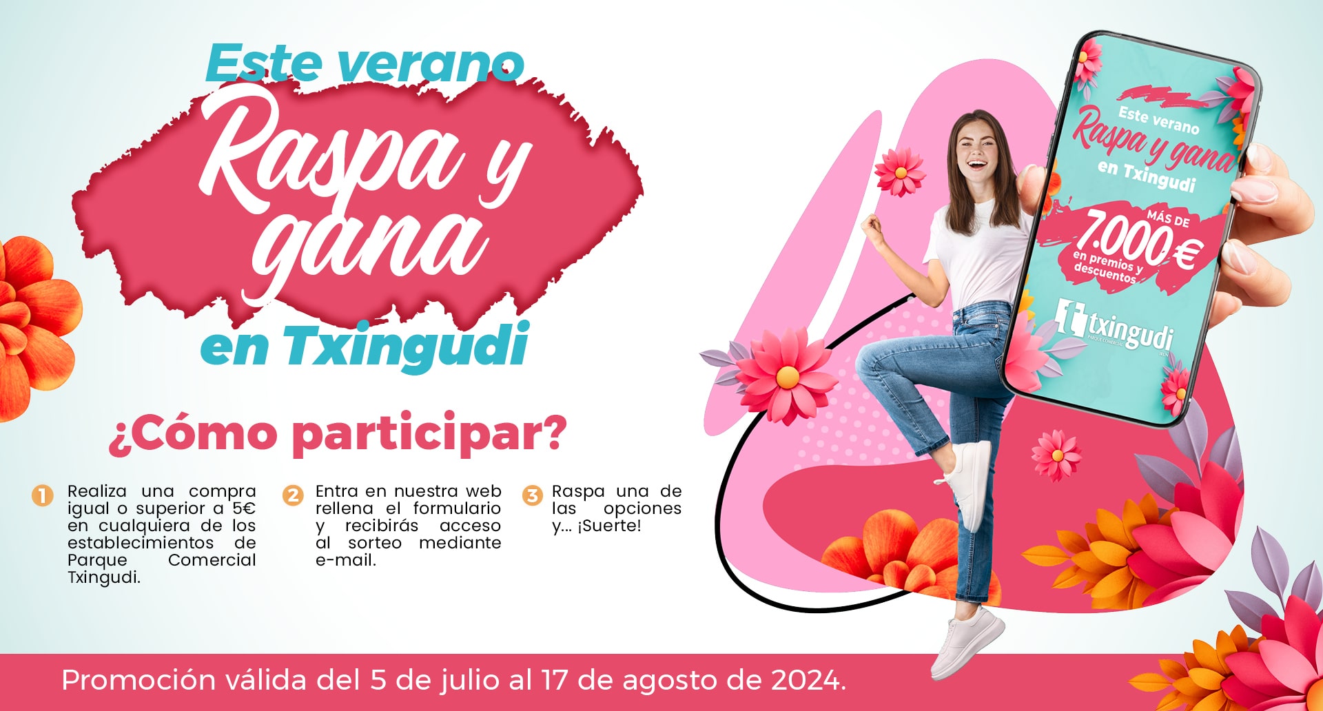Este verano Raspa y Gana en Txingudi