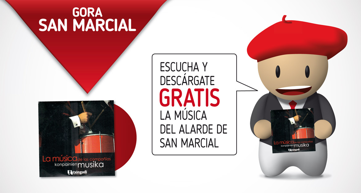 Escucha y descárgate GRATIS la música del Alarde de San Marcial