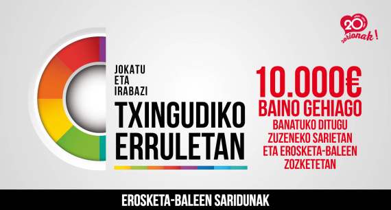 2018ko Txingudiko Erruletan erosketa-baleen saridunak