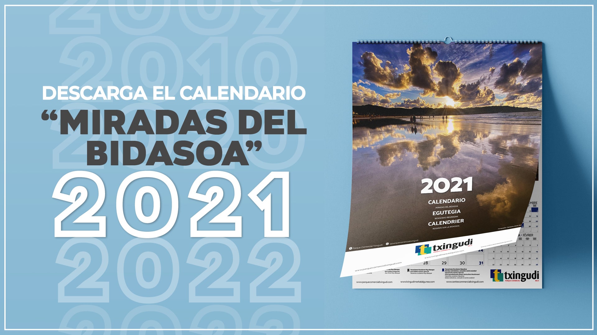 ¡Descárgate el calendario Miradas del Bidasoa 2021! 