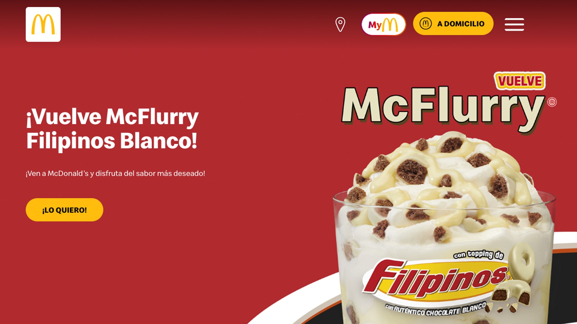 Mcdonals Glovo